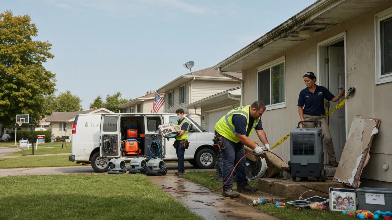 Water Damage Restoration in Mulberry Grove, IL near me